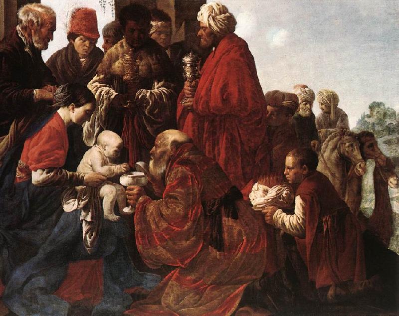 TERBRUGGHEN, Hendrick The Adoration of the Magi sdtg Norge oil painting art